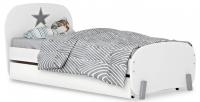 Кровать Polini Kids Mirum, белый Кровать Polini Kids Mirum, белый. Фото №1
