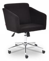 Кресло MILAN хром флок , черный, 35 фото Кресло MILAN хром флок , черный, 35. Фото №1