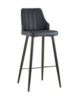 Стул барный Коналл экокожа антрацит