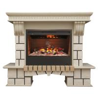 Каминокомплект RealFlame Stone New 26 WT с Helios 26 3D фото Каминокомплект RealFlame Stone New 26 WT с Helios 26 3D. Фото №1