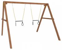 Качели детские Р911-31, коричневый. Фото №1