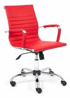 Кресло URBAN-LOW кож/зам, красный, 36-161 Кресло URBAN-LOW кож/зам, красный, 36-161. Фото №1