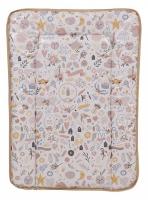 Матрас пеленальный Polini kids Единорог Hello baby, бежевый