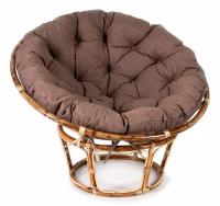 Кресло PAPASAN ECO SKIN / с подушкой / Natural (натуральный), экошерсть Коричневый, 1811-5. Фото №1