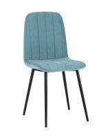 Стул Easy велюр пыльно-голубой фото Стул Easy велюр пыльно-голубой. Фото №1