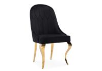 Стул на металлокаркасе Gustav black / gold фото Стул на металлокаркасе Gustav black / gold. Фото №1