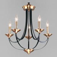 Подвесная люстра Eurosvet Lazzaro 60098/5 черный фото Подвесная люстра Eurosvet Lazzaro 60098/5 черный. Фото №1