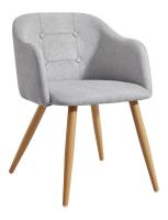 Стул DC-9505 серый/дерево фото Стул DC-9505 серый/дерево. Фото №1