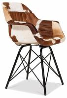 Кресло Secret De Maison EAMES RODEO ( mod. M-11998 ) металл/шкура буйвола, 62х50х81см, античная медь/коричневый