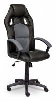 Компьютерное кресло DRIVER кож/зам/ткань, черный/серый, 36-6/12 (id:  ). Фото №1