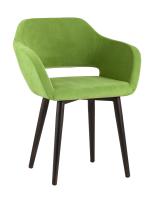 Стул с подлокотниками Саймон велюр травяной Стул с подлокотниками Саймон велюр травяной