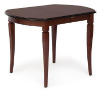 Стол раскладной Modena (MD-T4EX) дерево гевея/мдф, 100+29х75х75 см, MAF Brown фото Стол раскладной Modena (MD-T4EX) дерево гевея/мдф, 100+29х75х75 см, MAF Brown. Фото №1