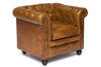Кресло Secret De Maison Честер (Chester) 1157B из натуральной кожи (Античный светлый)