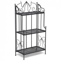 Этажерка Secret De Maison 002, сплав металла/аллюмиий, 59х30х118см, черный Этажерка Secret De Maison 002, сплав металла/аллюмиий, 59х30х118см, черный