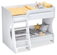 Кровать двухъярусная Polini Kids Dream 1500, белый Кровать двухъярусная Polini Kids Dream 1500, белый. Фото №1
