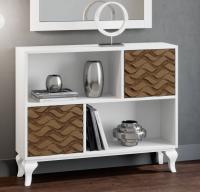 Узкая тумба NORA 3009.4 Blanco/Cedro фото Узкая тумба NORA 3009.4 Blanco/Cedro. Фото №1