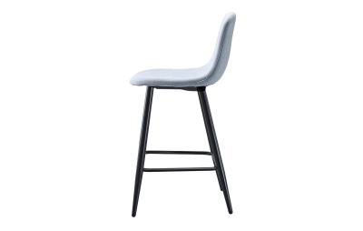 Стул полубарный 350S голубой/черный. Фото