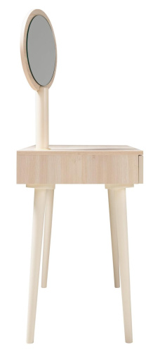 Зеркало для стола туалетного Сканди Жемчужно-белый. Фото №7