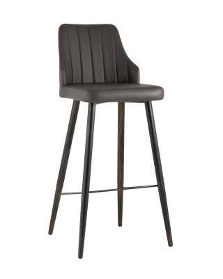 Стул барный Коналл экокожа таупе. Фото