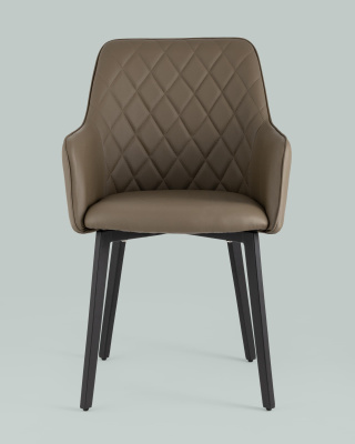 Стул Прайм экокожа коричневая. Фото