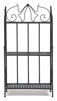 Этажерка Secret De Maison 002, сплав металла/аллюмиий, 59х30х118см, черный фото Этажерка Secret De Maison 002, сплав металла/аллюмиий, 59х30х118см, черный. Фото