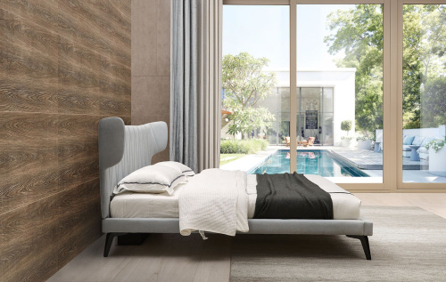 Кровать 1801 серая. Фото №3