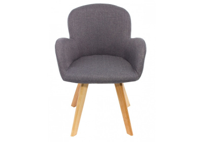 Стул деревянный Стул Asia wooden legs / grey fabric. Фото №3