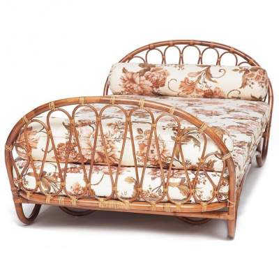 Кровать-софа Secret De Maison Suzane (с матрасом ) (mod. 18 5090 DB SP ) натуральный ротанг, 67х205х104см, светлый мед фото Кровать-софа Secret De Maison Suzane (с матрасом ) (mod. 18 5090 DB SP ) натуральный ротанг, 67х205х104см, светлый мед. Фото