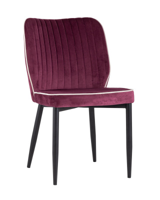 Стул Лоренс велюр бордовый. Фото №2