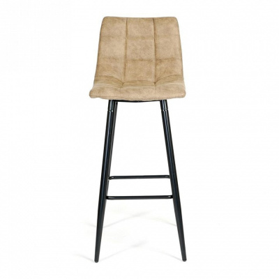 Стул SPICE (mod.8078) металл,ткань наппа, 51 x 42 x 104 см, светло-коричневый/черный, PK-01 (поставляется только по 2 шт) фото Стул SPICE (mod.8078) металл,ткань наппа, 51 x 42 x 104 см, светло-коричневый/черный, PK-01 (поставляется только по 2 шт). Фото №2