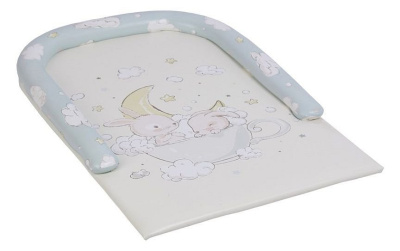 Доска пеленальная Polini kids Зайки на облачках с бортиками, фото Доска пеленальная Polini kids Зайки на облачках с бортиками,. Фото №3