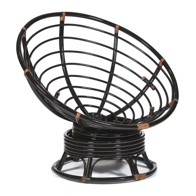 Кресло-качалка плетёное Papasan 23/01B + Подушка Antique brown фото Кресло-качалка плетёное Papasan 23/01B + Подушка Antique brown. Фото №5