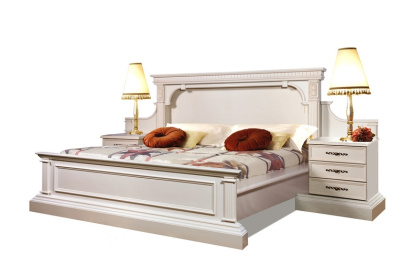 Кровать 2-х спальная Верона -27 М (160) с двумя тумбами (без основания) фото Кровать 2-х спальная Верона -27 М (160) с двумя тумбами (без основания). Фото №4