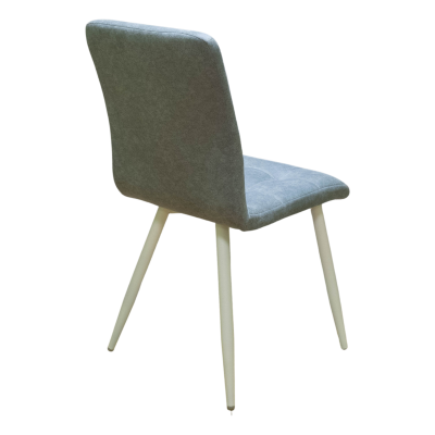 Стул Доби (Каркас (белый 9016 матовый) тк. коллекции Safari голубой 020) фото Стул Доби (Каркас (белый 9016 матовый) тк. коллекции Safari голубой 020). Фото №5