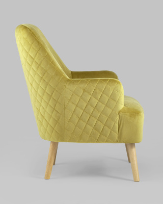 Кресло Хантер велюр горчичный фото Кресло Хантер велюр горчичный. Фото №4