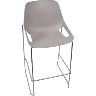 Стул Q5 барный хром. Фото №4