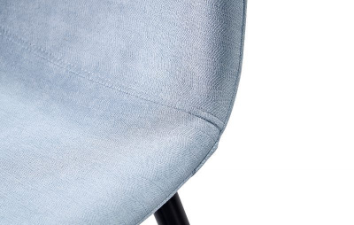 Стул полубарный 350S голубой/черный. Фото