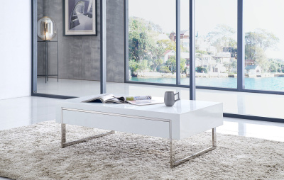 Стол журнальный CT-140 белый. Фото №3