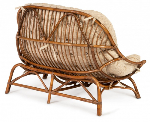 Софа VENICE / с подушкой / 132x105x90 см, coco brown (коричневый кокос), подушка ткань Старт. Фото №2