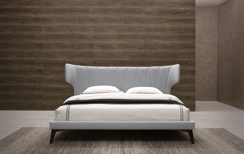 Кровать 1801 серая. Фото №4