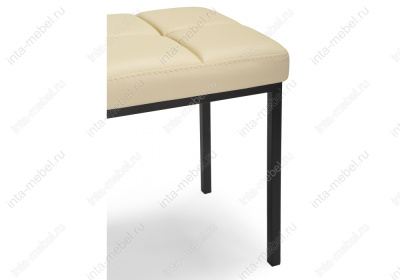 Банкетка Дион кожзам d1 / черный матовый. Фото