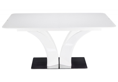 Стол стеклянный Horns 120 super white фото Стол стеклянный Horns 120 super white. Фото №3