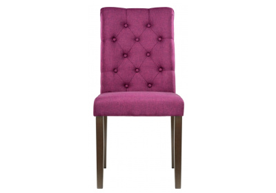 Стул деревянный Amelia dark walnut / fabric purple. Фото