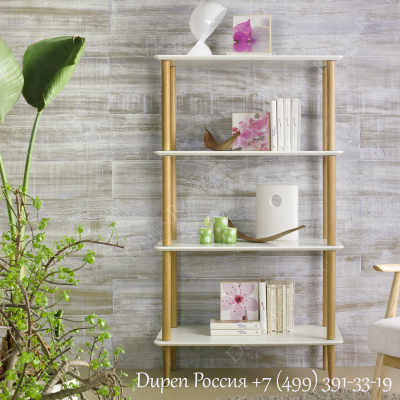 Стеллаж DUPEN SH-900 Белый полуматовый фото Стеллаж DUPEN SH-900 Белый полуматовый. Фото №3