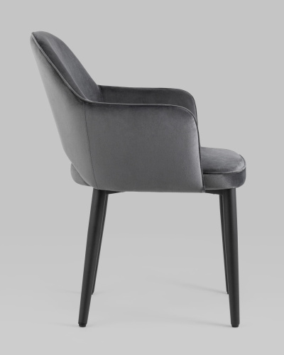 Стул Венера велюр серый. Фото №5