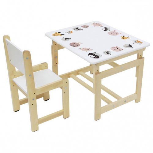 Набор учебный Polini kids Eco 400 SM, белый. Фото №3