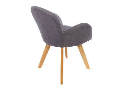 Стул деревянный Стул Asia wooden legs / grey fabric. Фото №5