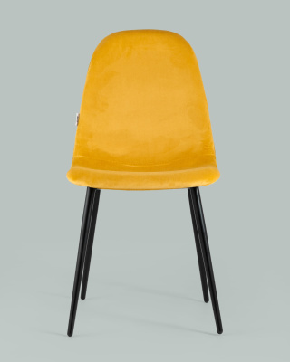 Стул Норман велюр оранжевый фото Стул Норман велюр оранжевый. Фото