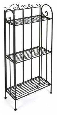 Этажерка Secret De Maison 004 стальной сплав, 42х20х108см, черный (поставляется только по 4 шт) фото Этажерка Secret De Maison 004 стальной сплав, 42х20х108см, черный (поставляется только по 4 шт). Фото