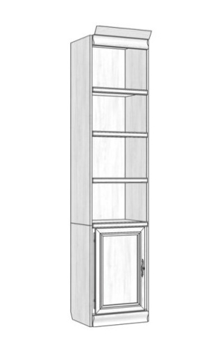 Шкаф модульный Оскар ММ-218-131/132(левый, правый) фото Шкаф модульный Оскар ММ-218-131/132(левый, правый). Фото №1